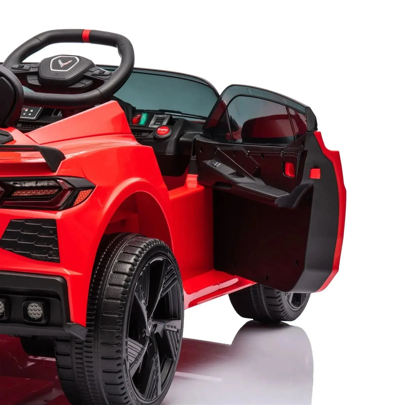 12V Chevrolet Corvette C8 Stingray 1-Seater Kids Ride-On Car