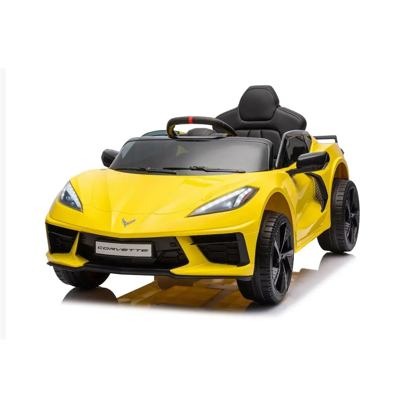 12V Chevrolet Corvette C8 Stingray 1-Seater Kids Ride-On Car