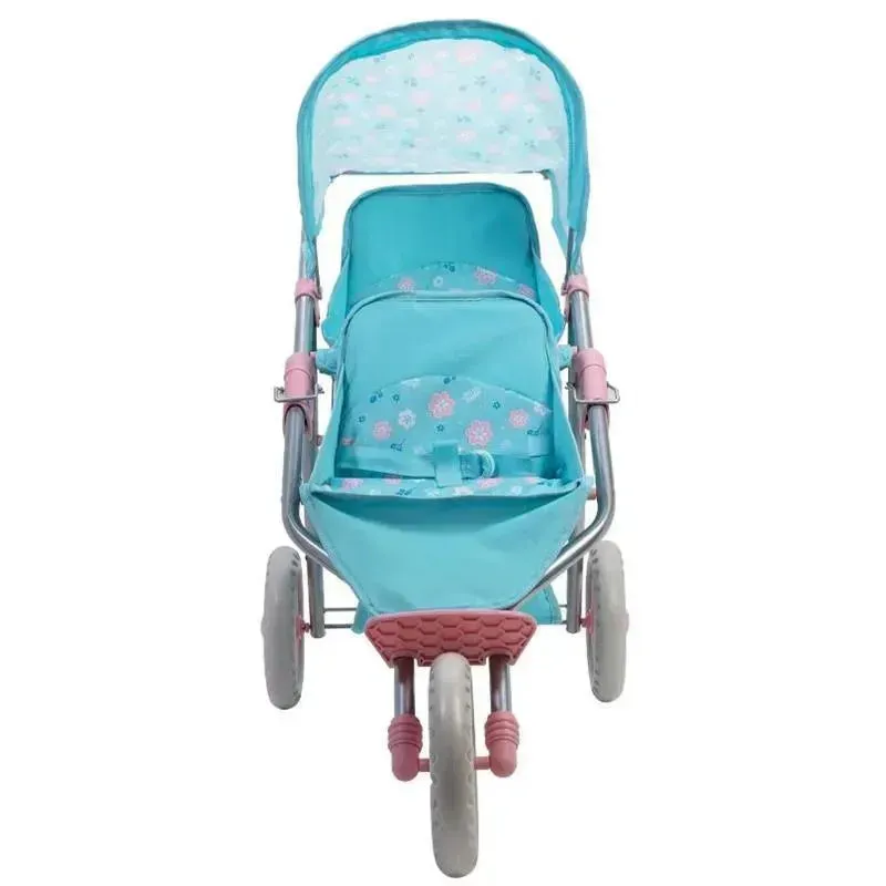 Adora - Twin Jogger Baby Doll Stroller, Flower Power