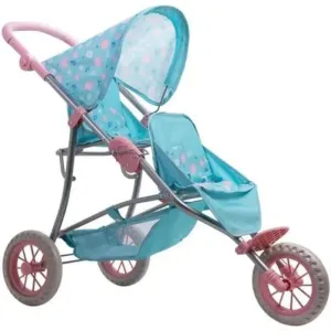 Adora - Twin Jogger Baby Doll Stroller, Flower Power