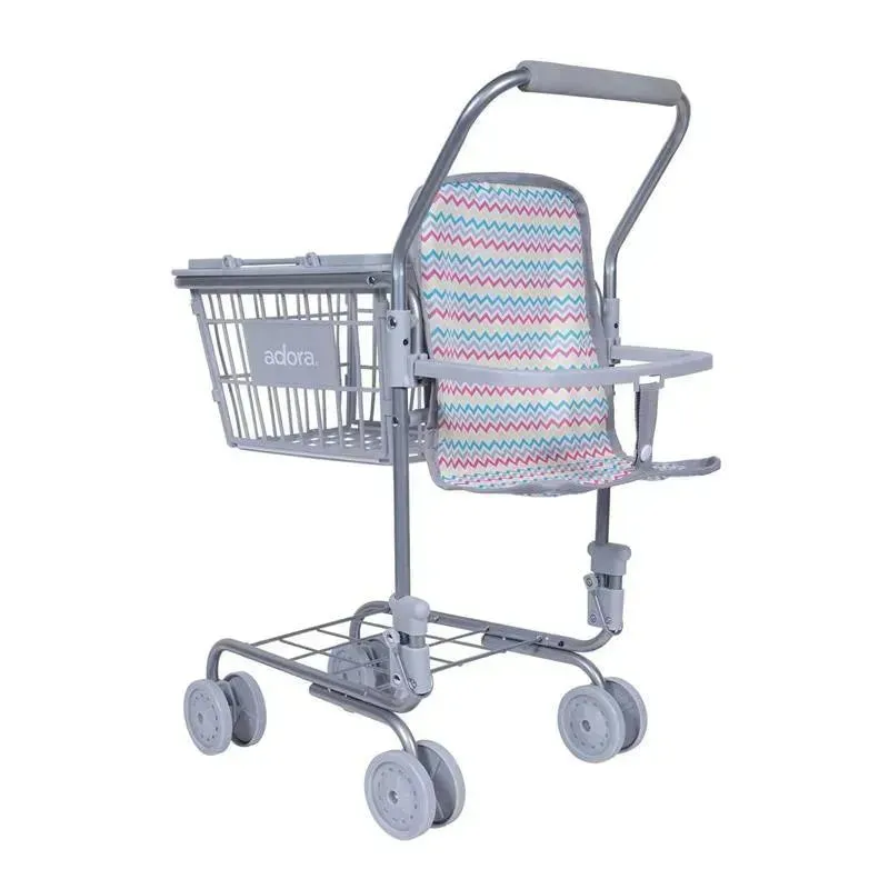 Adora - Zig Zag Rainbow Doll Shopping Cart