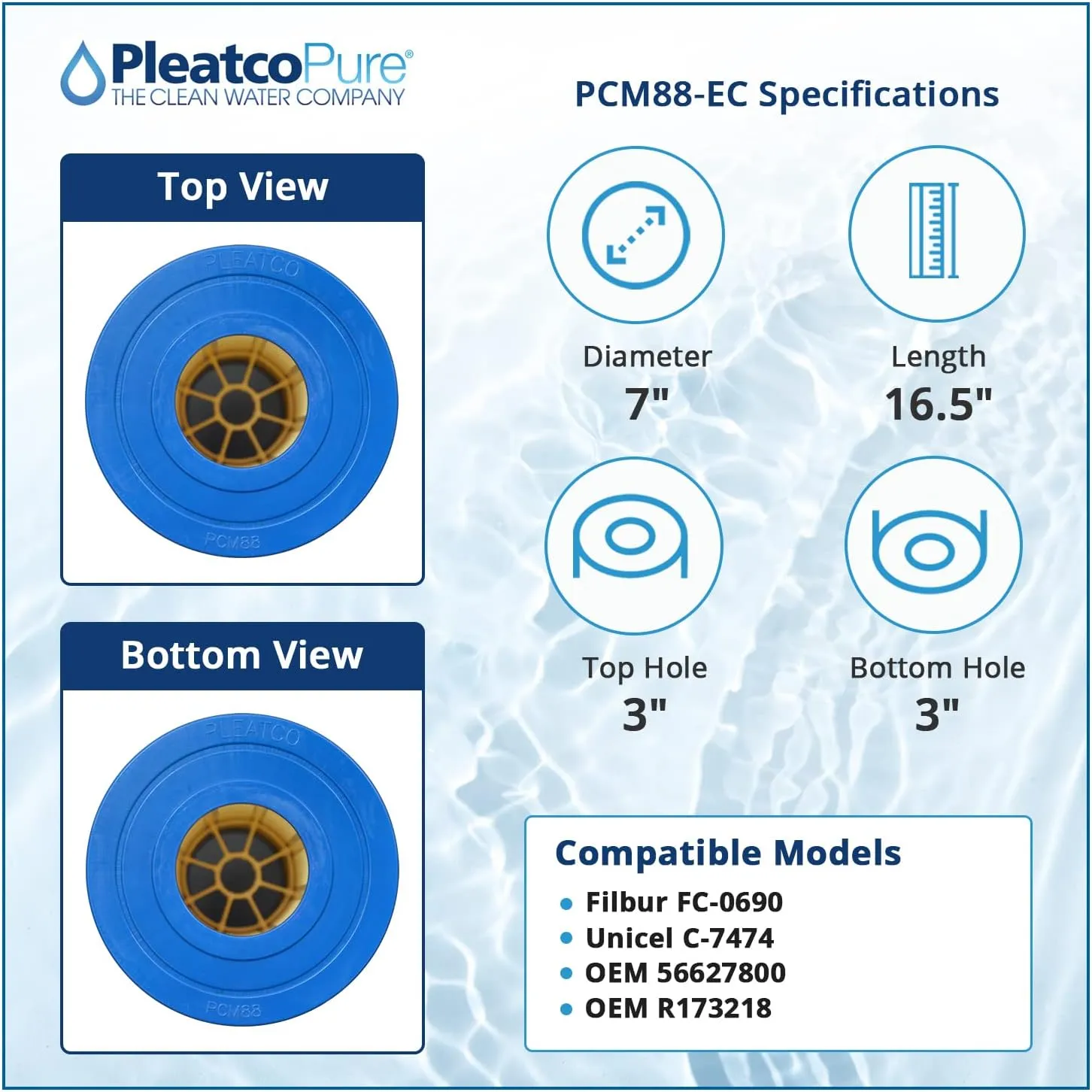 American Quantum Stainless Steel Quantum RPM Quantum CM (4 required) (PCM88) (C-7474) (FC-0690)