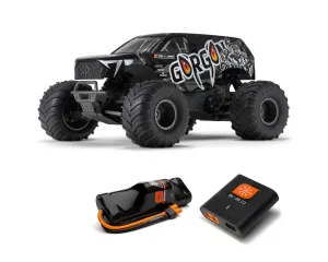 Arrma Gorgon 2WD MEGA 550 Brushed 1/10 Monster Truck Ready-To-Assemble Kit w/SLT2 2.4GHz Radio, Battery & Charger