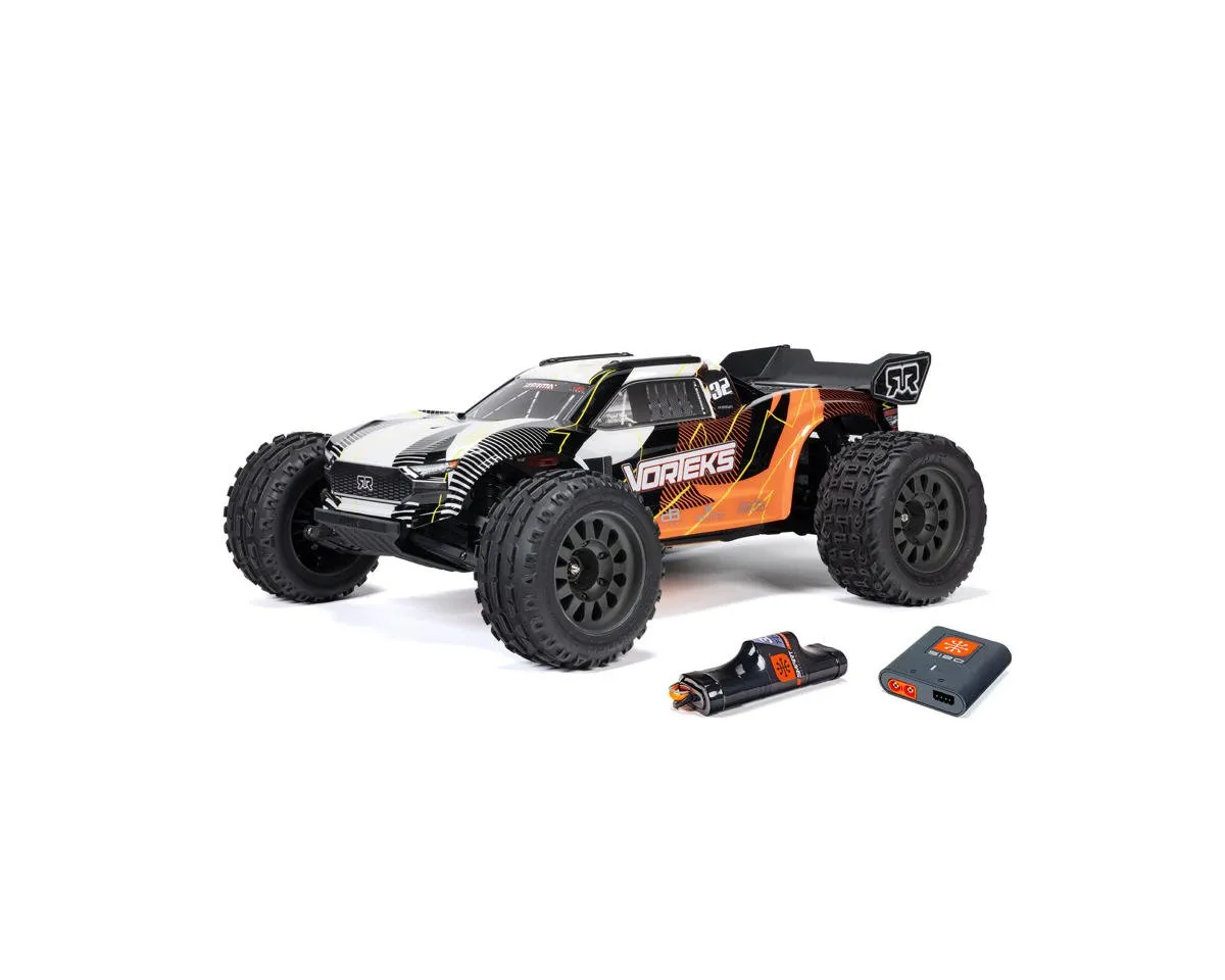 Arrma Vorteks 2WD MEGA 550 RTR Brushed 1/10 Off-Road Stadium Truck w/SLT2 2.4GHz Radio, Battery & Charger