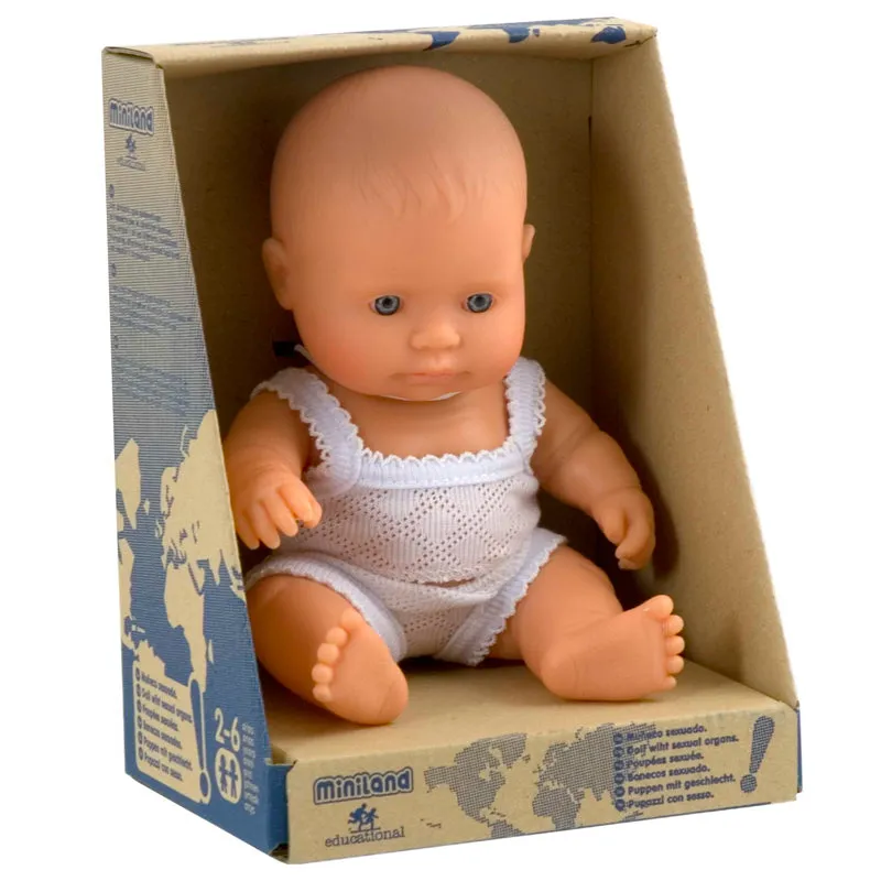 Baby Doll - Caucasian Boy - 21cm - BPA Free