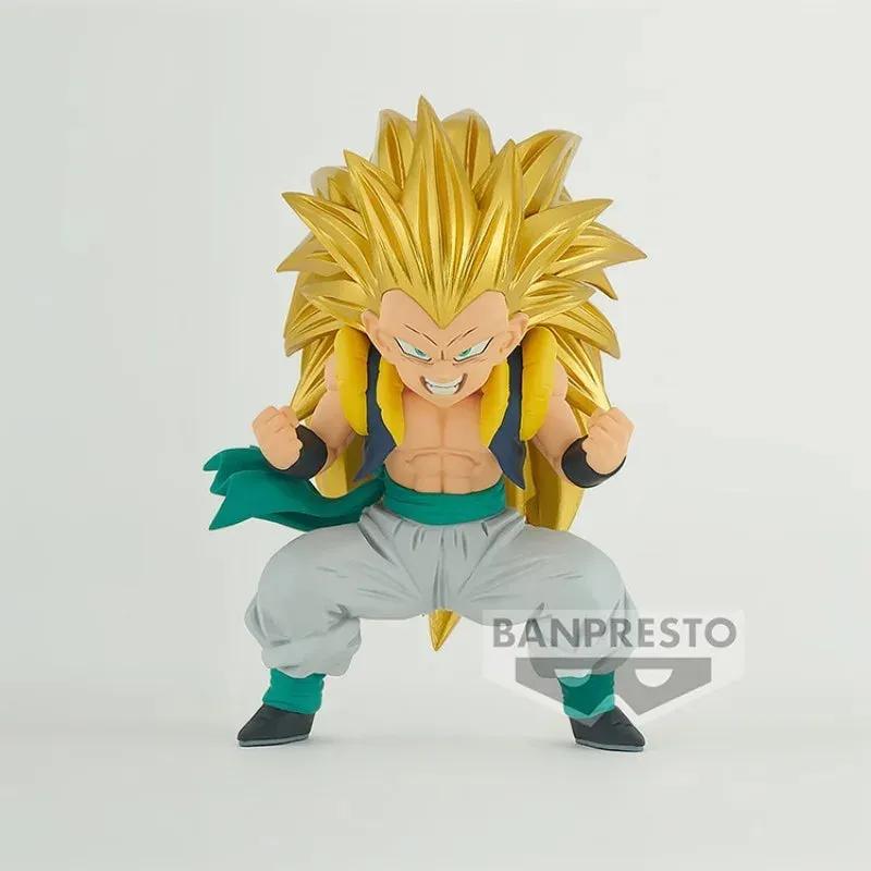 Bandai Original Banpresto Dragon Ball Z Anime Figures Super Saiyan 3 Gotenks Action Figures