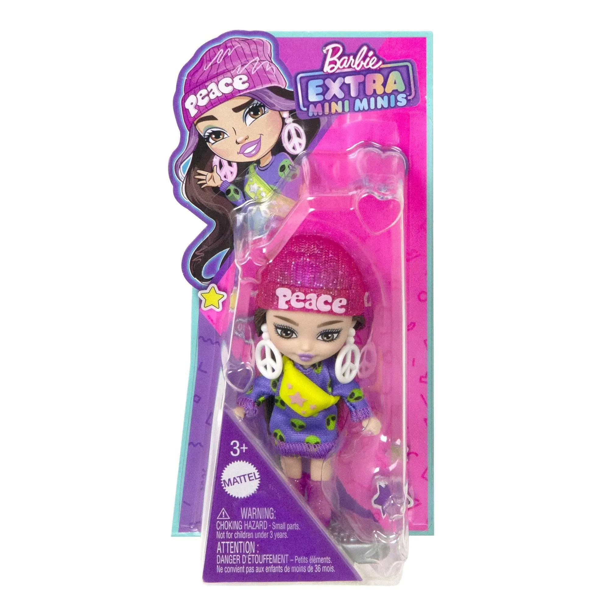 Barbie Extra Mini Minis Doll With Brown Hair