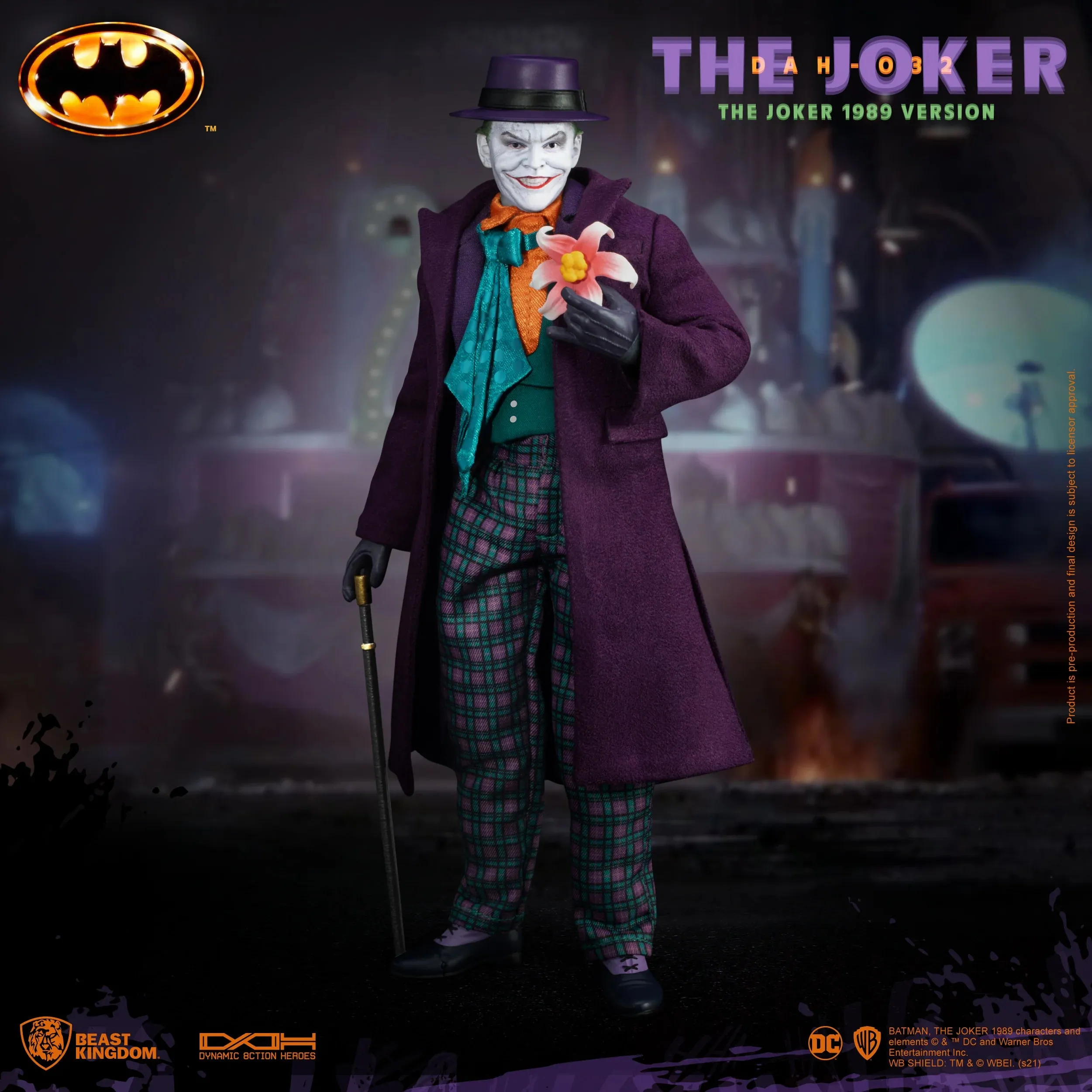 Batman 1989 The Joker DAH-032 Dynamic 8-Ction Heroes Action Figure - Beast Kingdom