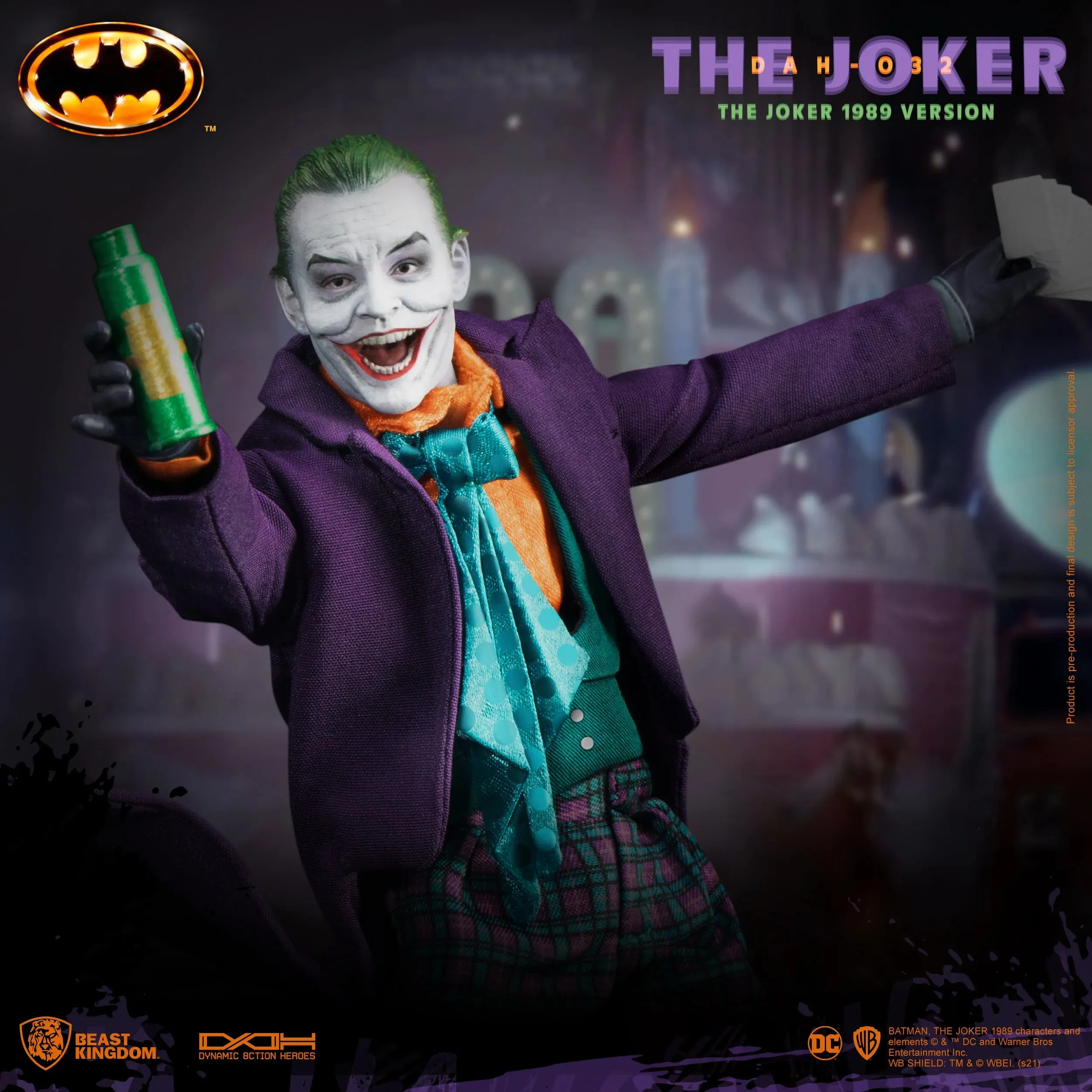 Batman 1989 The Joker DAH-032 Dynamic 8-Ction Heroes Action Figure - Beast Kingdom