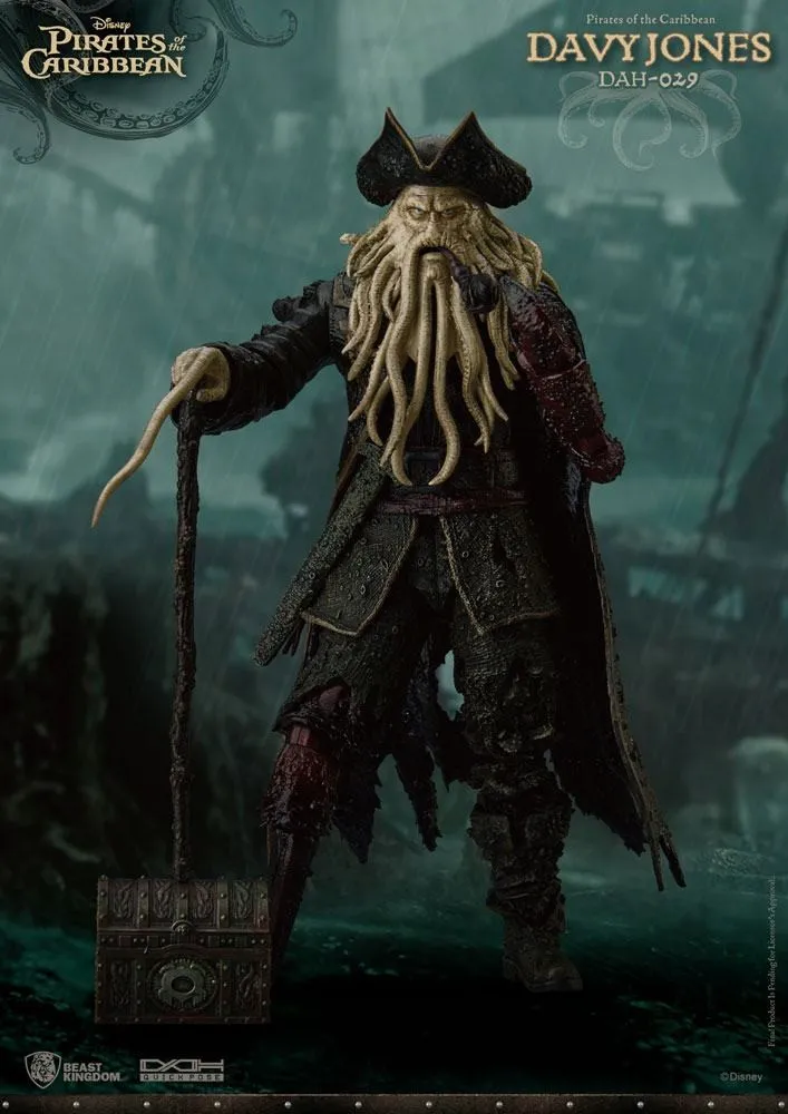 Beast Kingdom Pirates of the Caribbean Dynamic 8ction Heroes Action Figure 1/9 Davy Jones