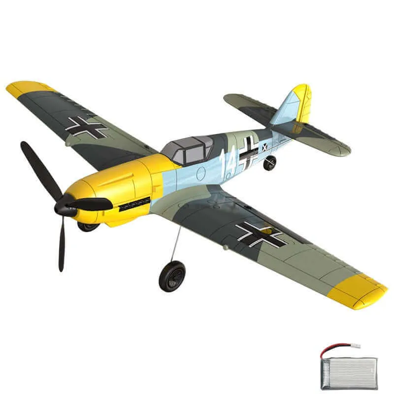 BF109 Warbird RC Plane, 2.4GHz 4CH 400mm Wingspan - Aerobatics & XPilot EPP RTF