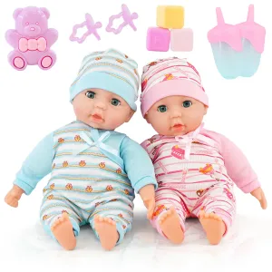 BiBi Twin Dolls & Accessories (36 cm / 14")