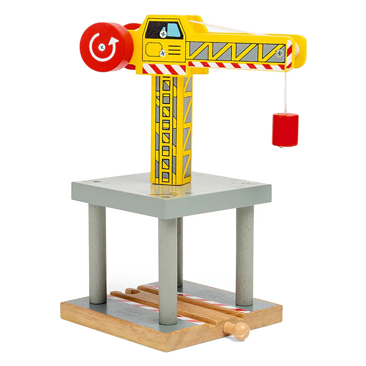 Bigjigs Rail Big Yellow Crane Railway Accessory