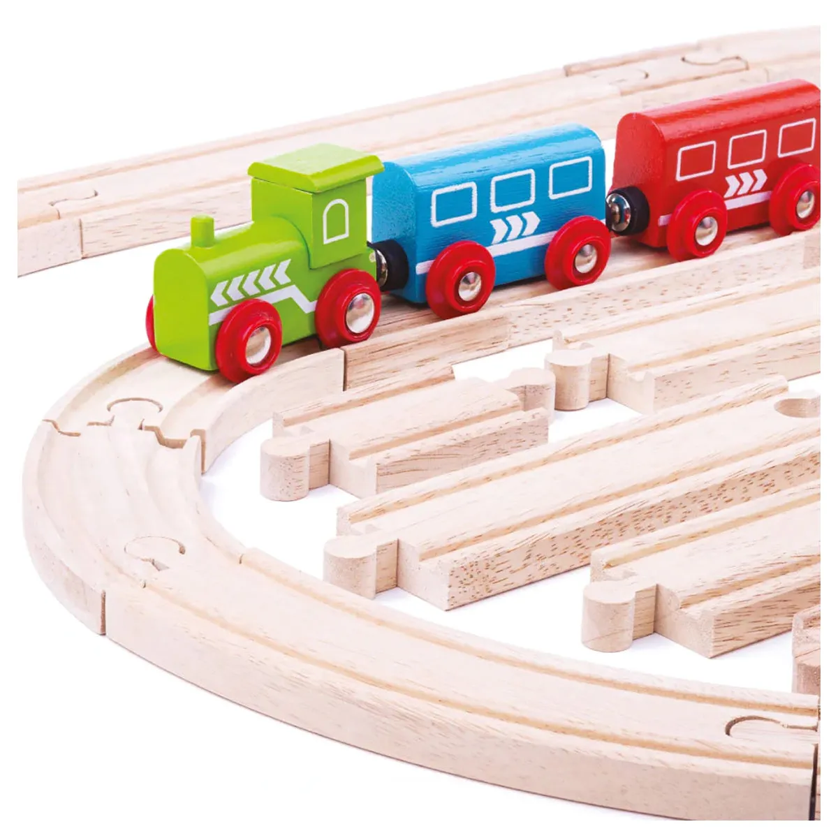 Bigjigs Rail Curves & Straights Expansion Pack