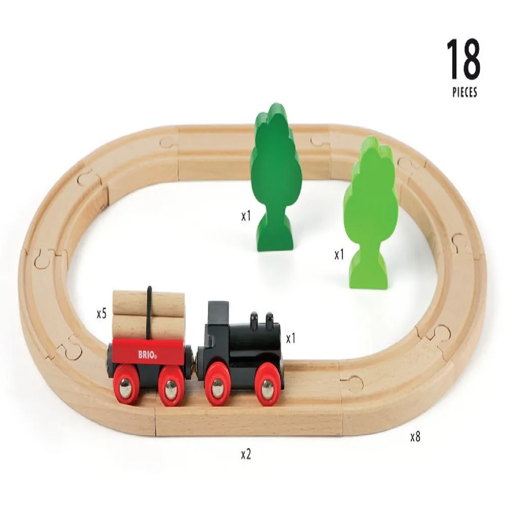 BRIO Classic - Little Forest Train Set 18 pieces 33042