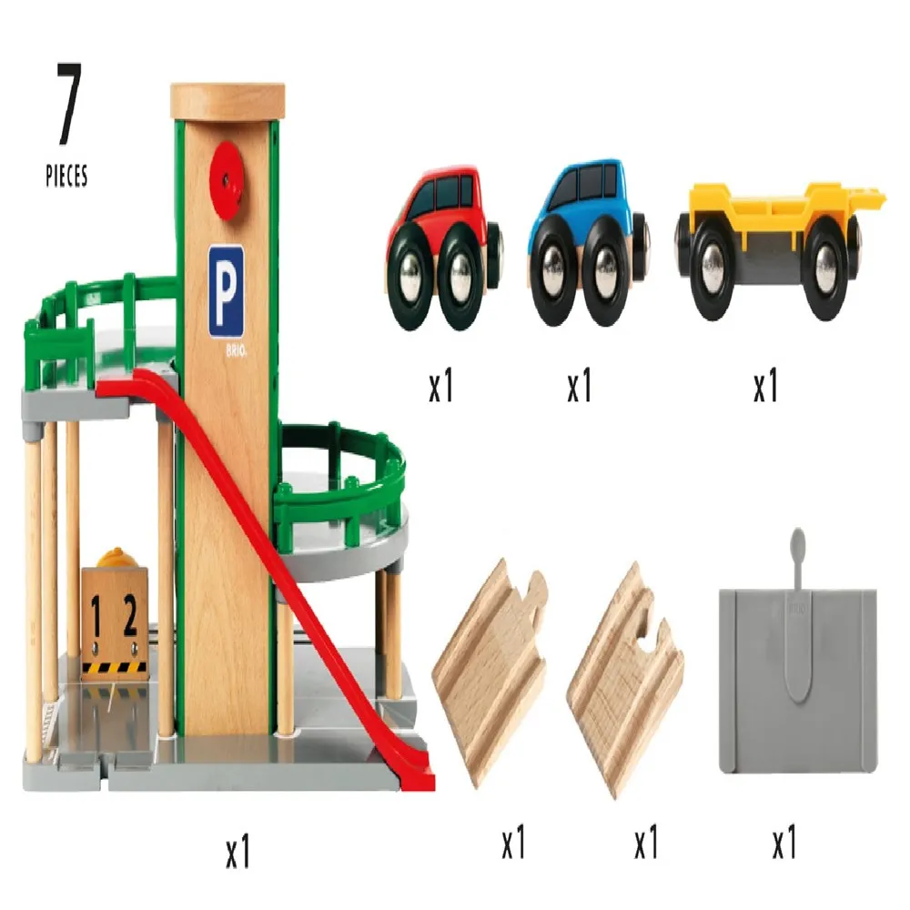 BRIO Destination - Parking Garage 7 pieces 33204