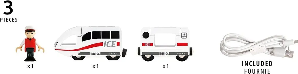 BRIO ICE Rechargeable Train 3 pieces