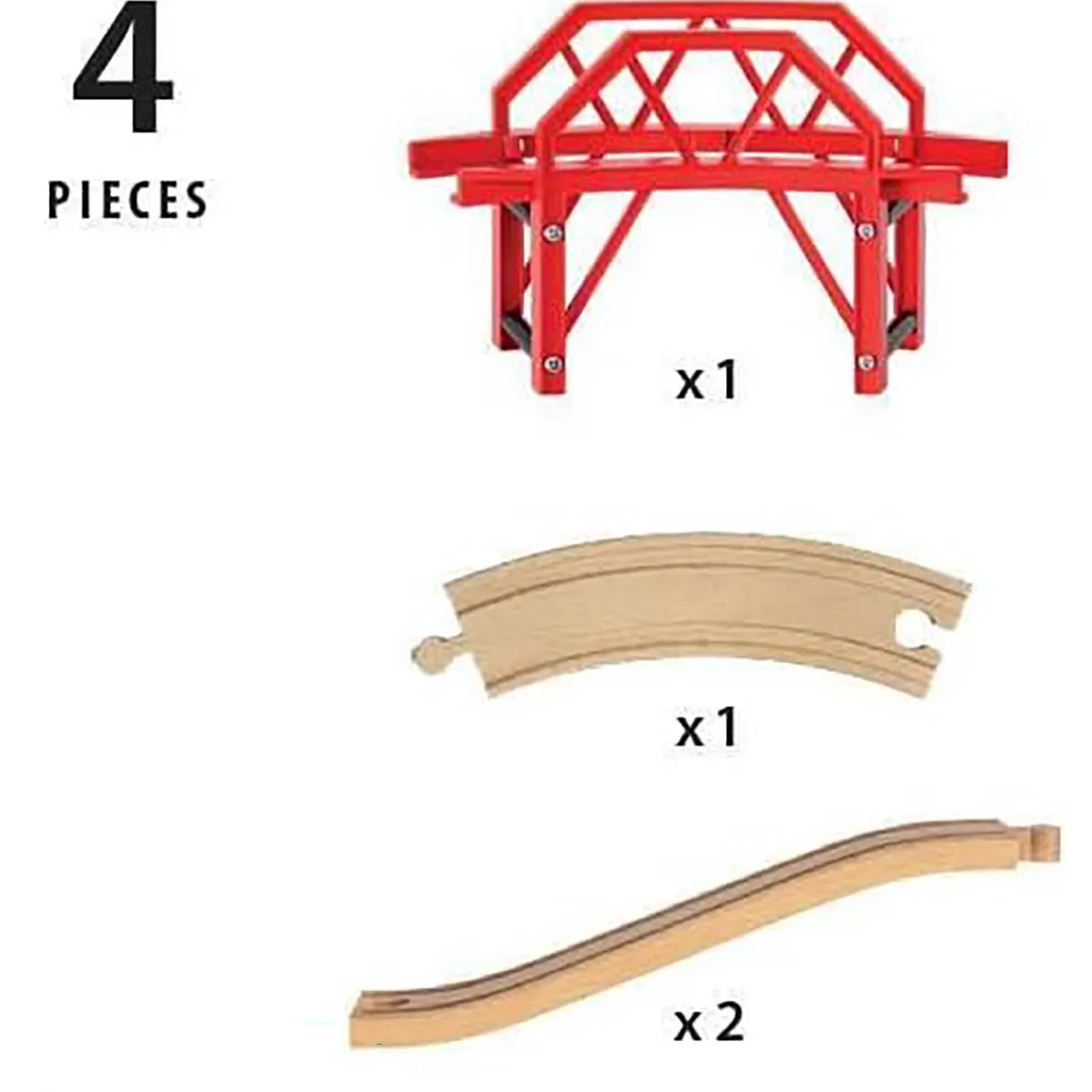 BRIO World: Curved Bridge Set