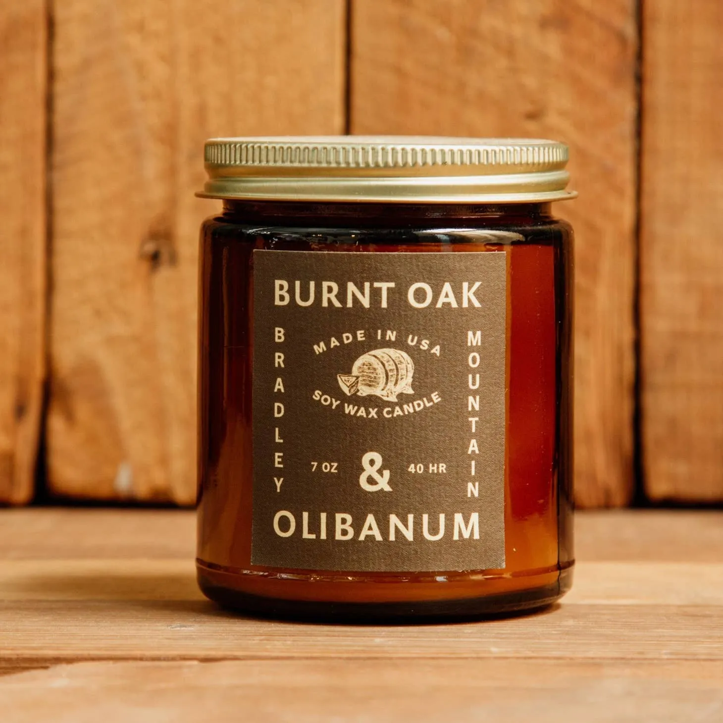 Burnt Oak & Olibanum Candle by Bradley Mountain