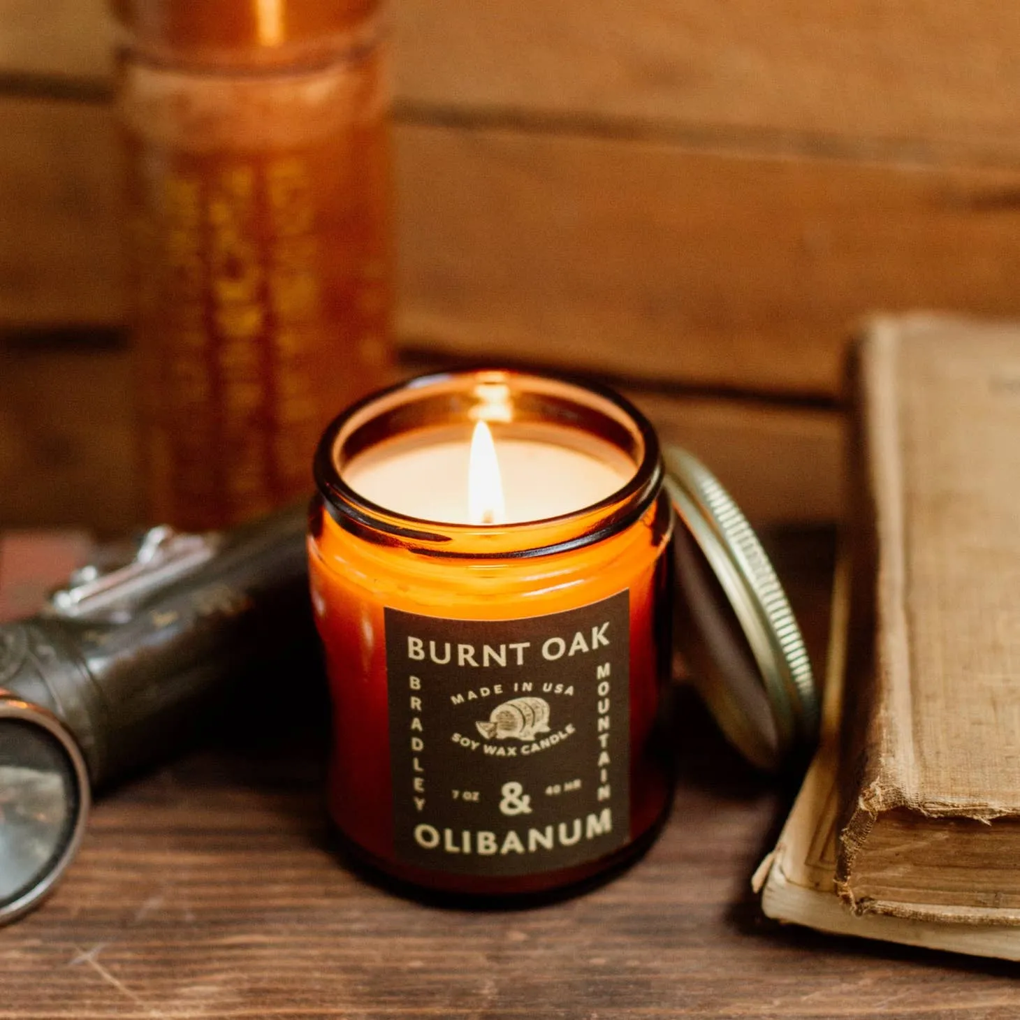 Burnt Oak & Olibanum Candle by Bradley Mountain