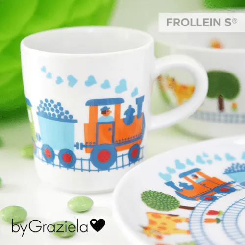 Children Crockery Set - Train Dish Set