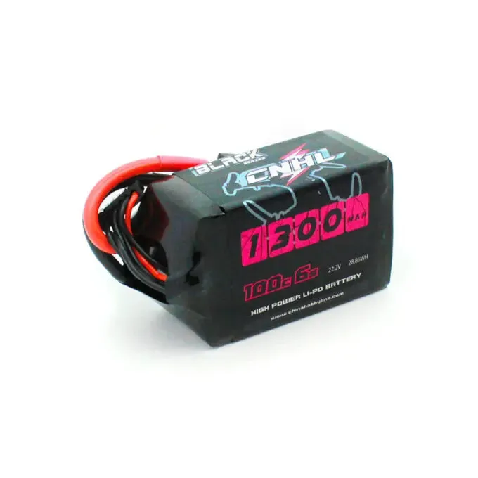 CNHL Black Series 1300mAh 6S 100C Lipo Battery.