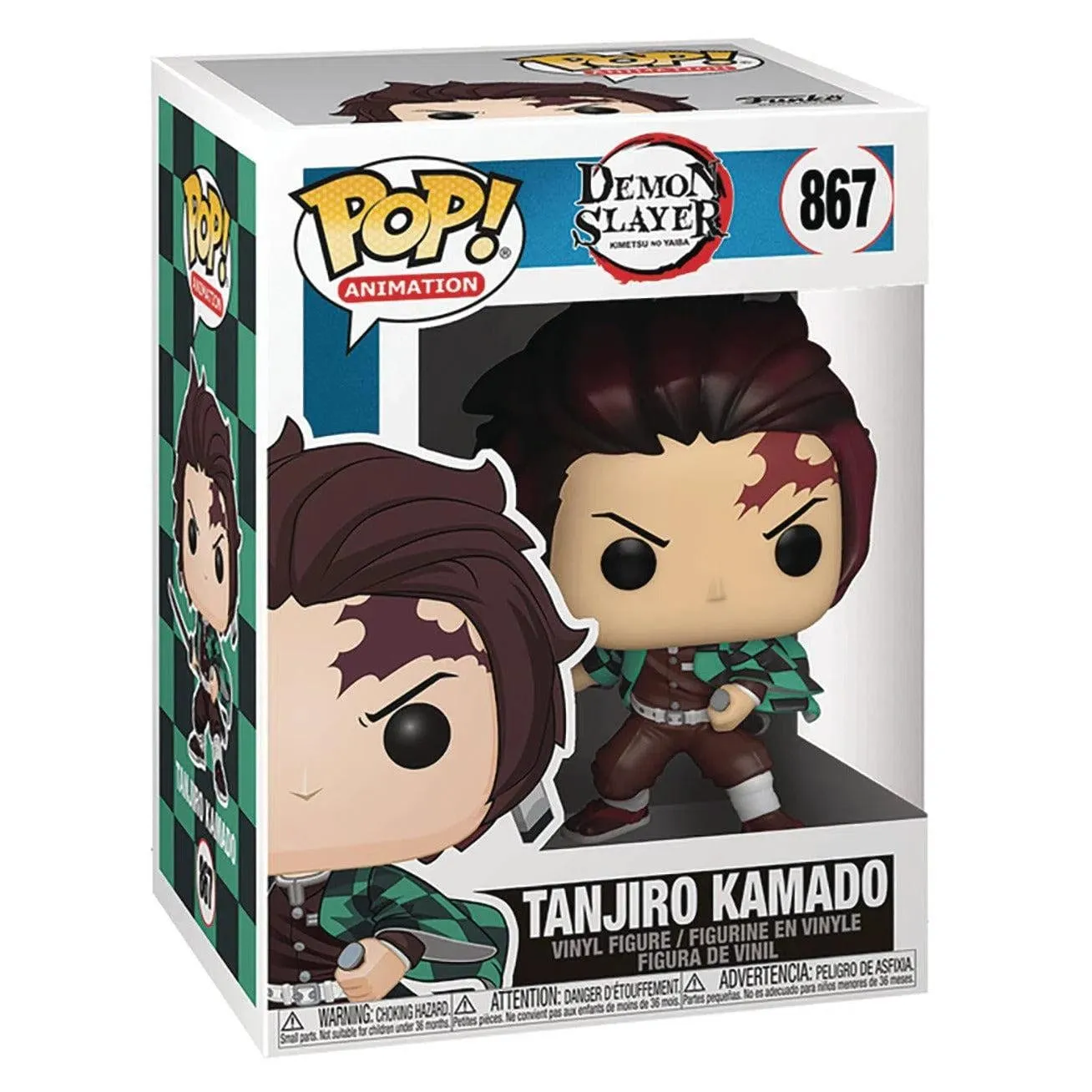 Demon Slayer: Kimetsu no Yaiba - Tanjiro Kamado Figure (#867) - Funko - POP! Animation