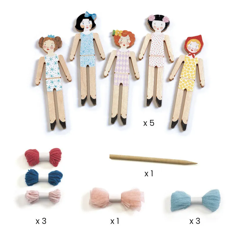 Do it Yourself Sweet Night Worry Dolls Kit by Djeco