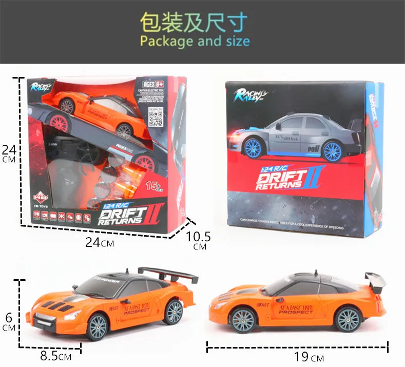 Drift Rc Car 1:24 4WD RC Toy