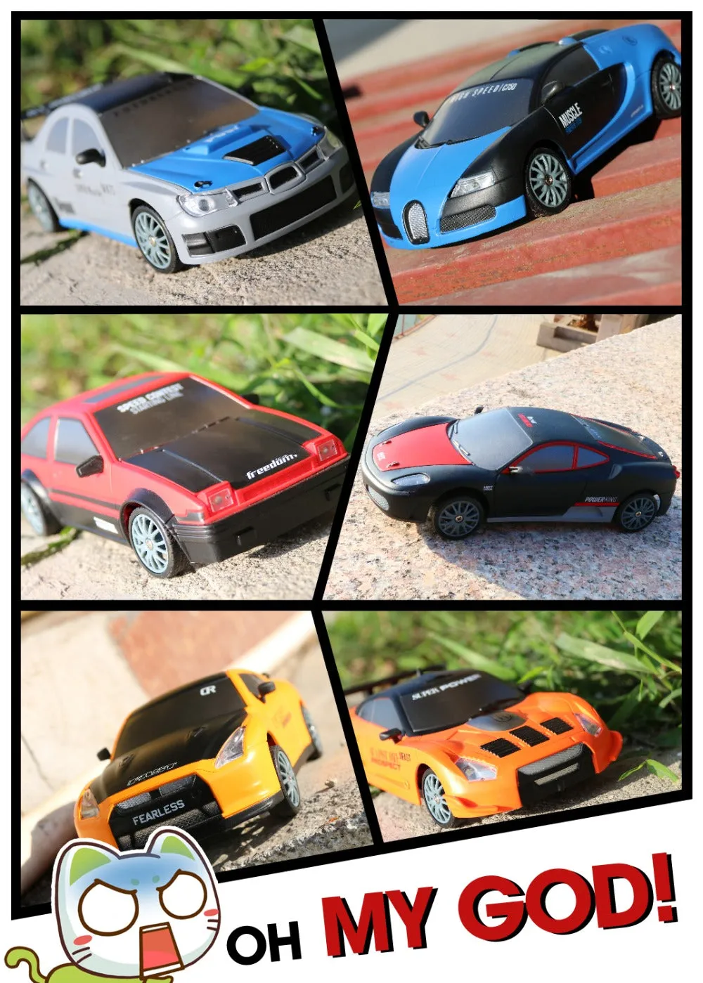 Drift Rc Car 1:24 4WD RC Toy