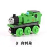 Emily Wood Train Magnetic Wooden Trains Model Car Toy Compatible with Brio Brand Tracks Railway Locomotives Toys for Child