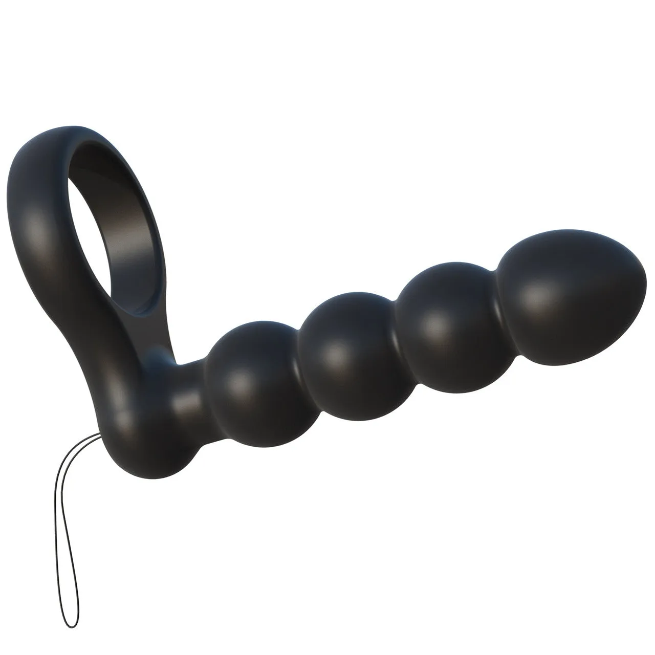 Fantasy C-Ringz Remote Control Double Penetrator Cock Ring By Pipedream - Black