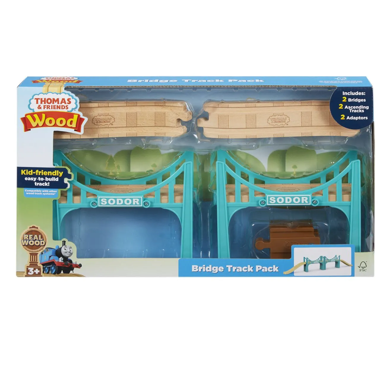 Fisher-Price Thomas Wood Bridge Track Pack