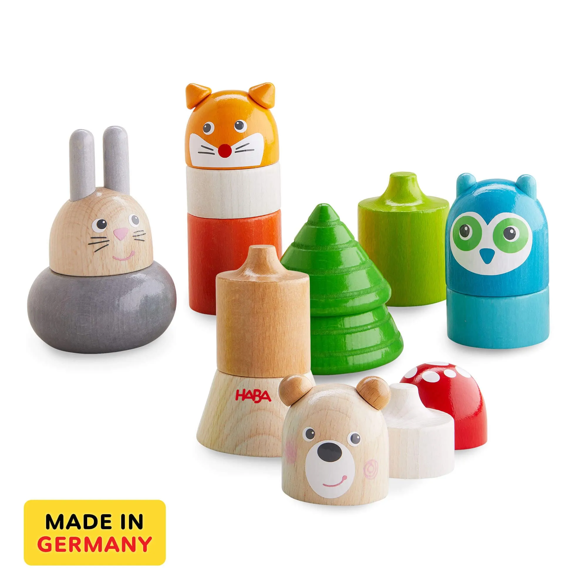 Forest Animals Wooden Stacking Toy