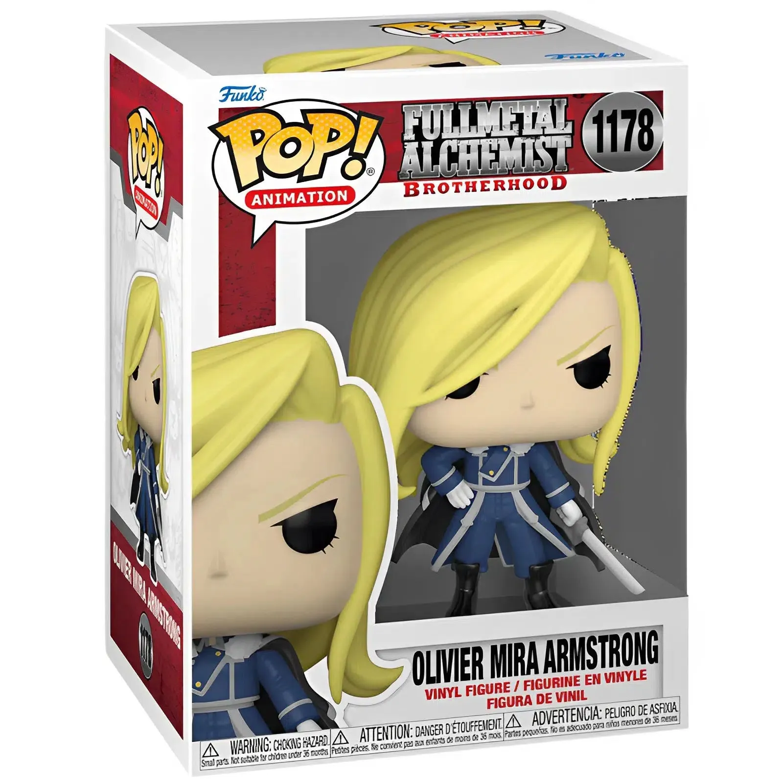 Fullmetal Alchemist: Brotherhood - Olivier Mira Armstrong Figure (#1178) - Funko - Pop! Animation Series