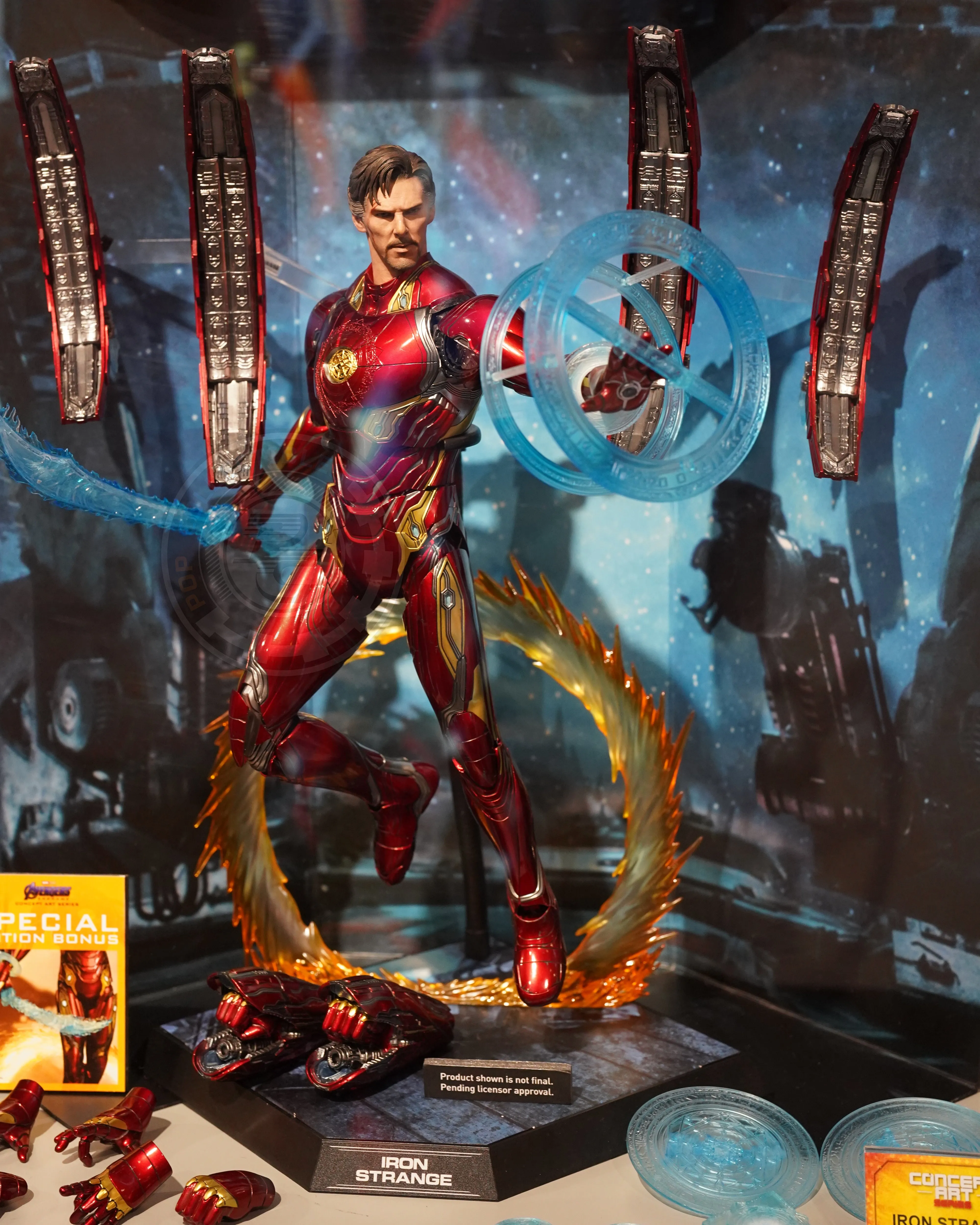 Hot toys MMS606D41B Avenergs Endgame Concept Art Series Iron Dr Strange Special Edition