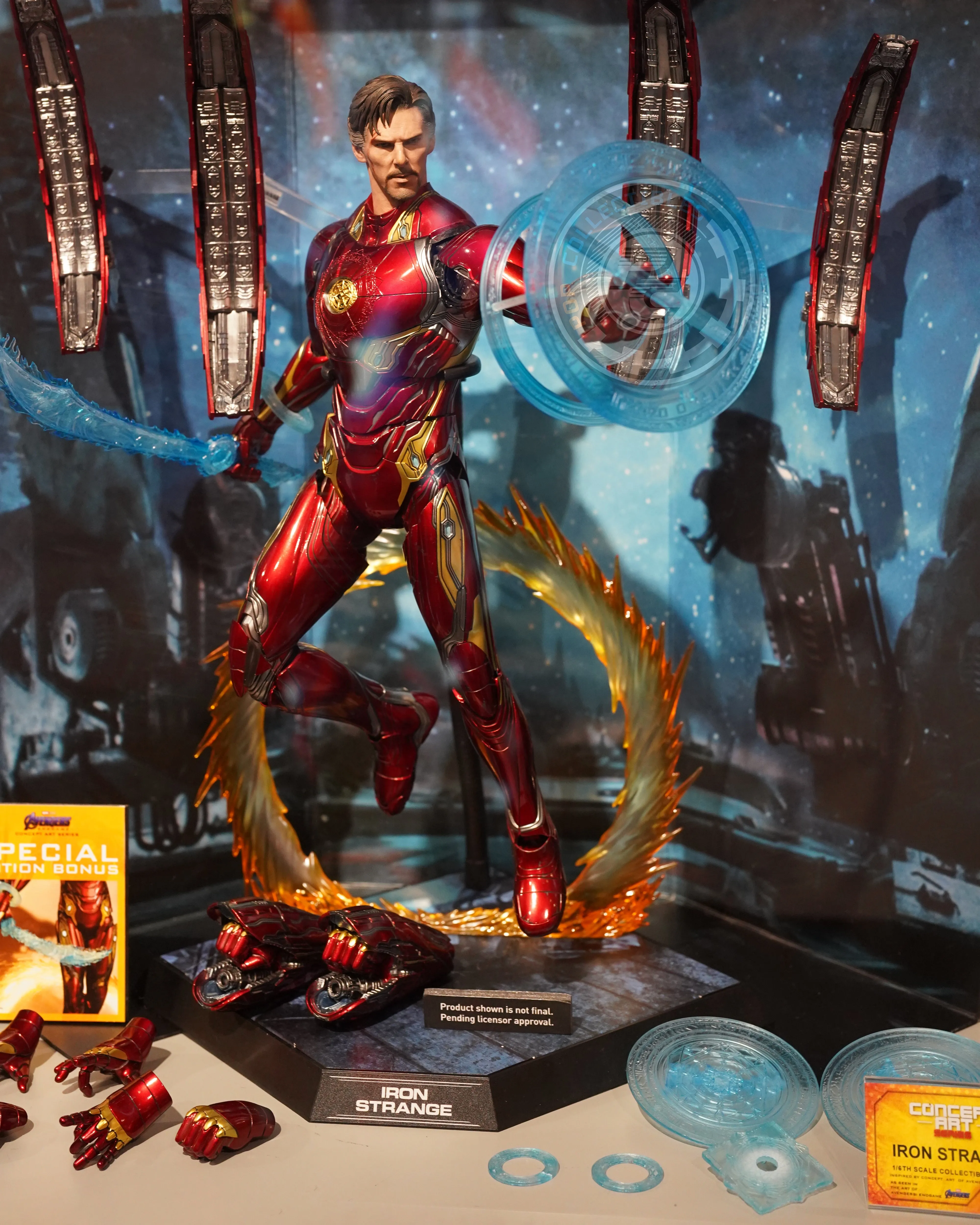 Hot toys MMS606D41B Avenergs Endgame Concept Art Series Iron Dr Strange Special Edition