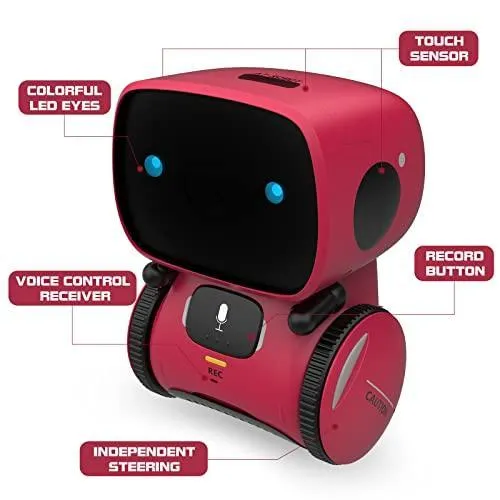 Kid Intelligent Robot Toys, Voice Control &Touch Sense