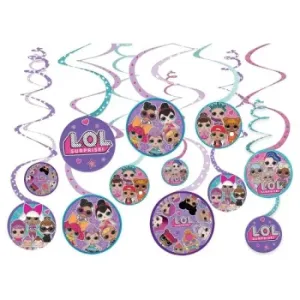 LOL Surprise Hanging Swirl Decorations