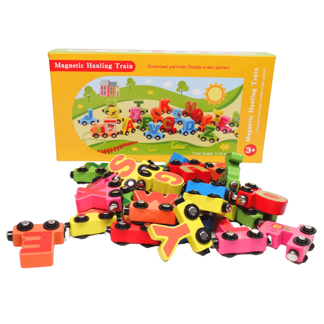 Magnetic Hauling Train with Pictures for Kids