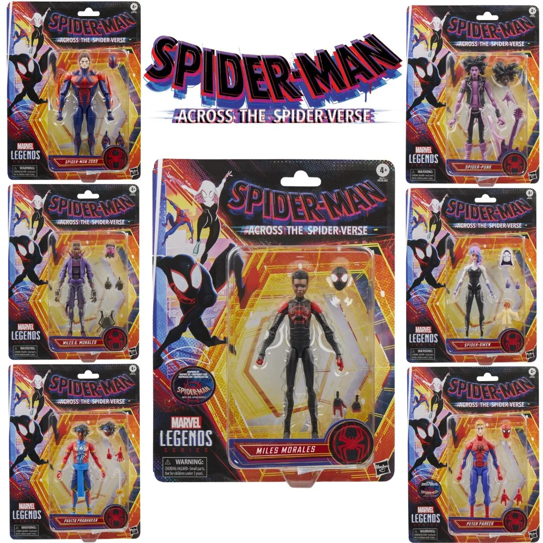 Marvel Legends Across the Spider-Verse Wave 2 COMPLETE SET OF 7