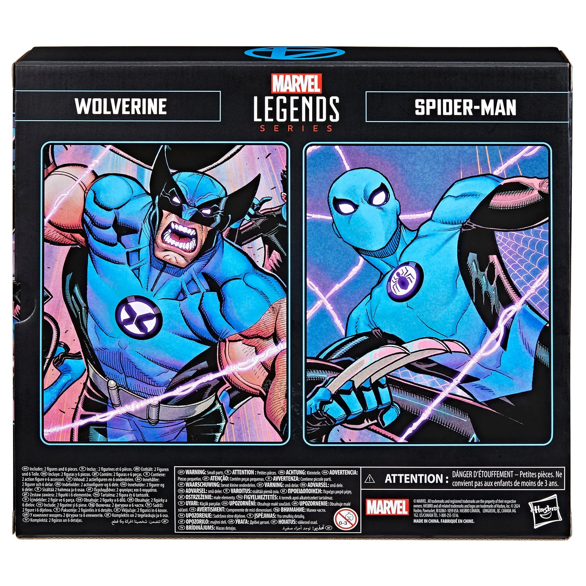 Marvel Legends Series Wolverine and Spider-Man