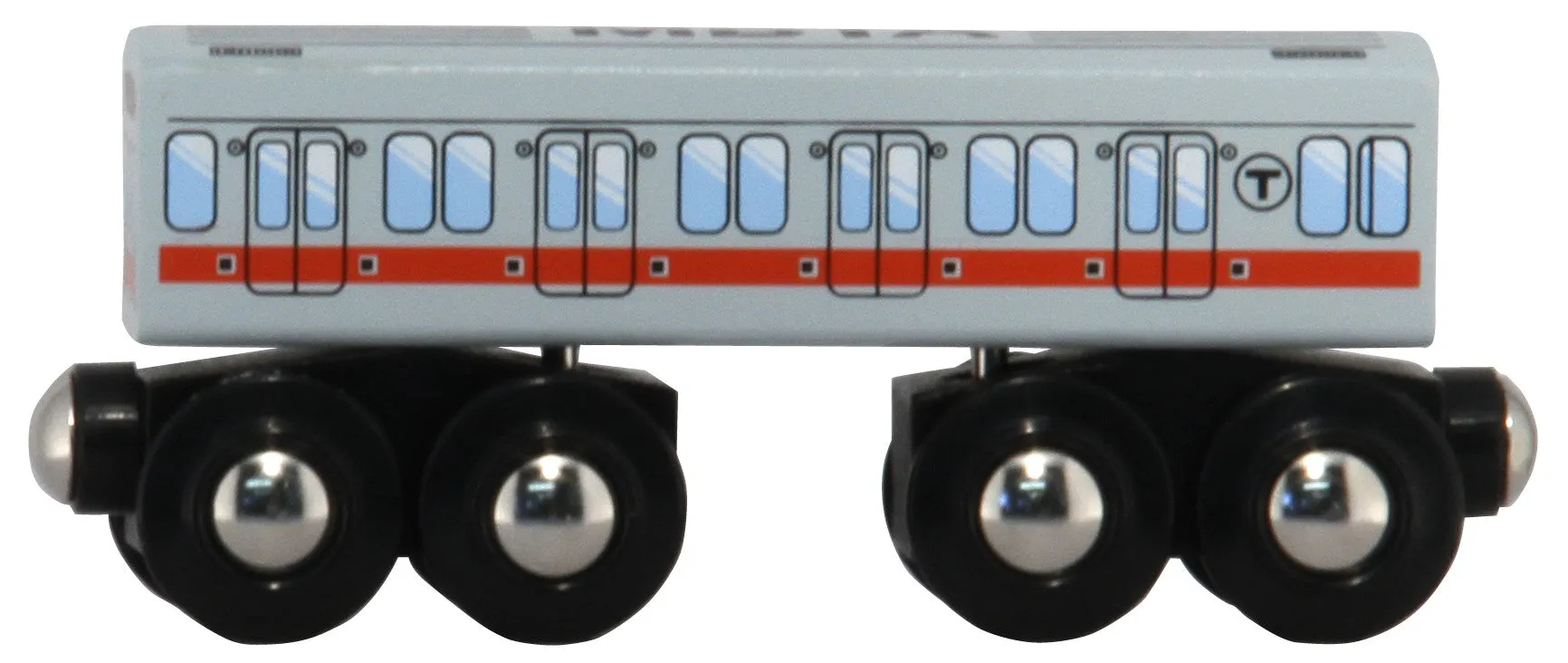 MBTA Red Line Wooden Toy Train