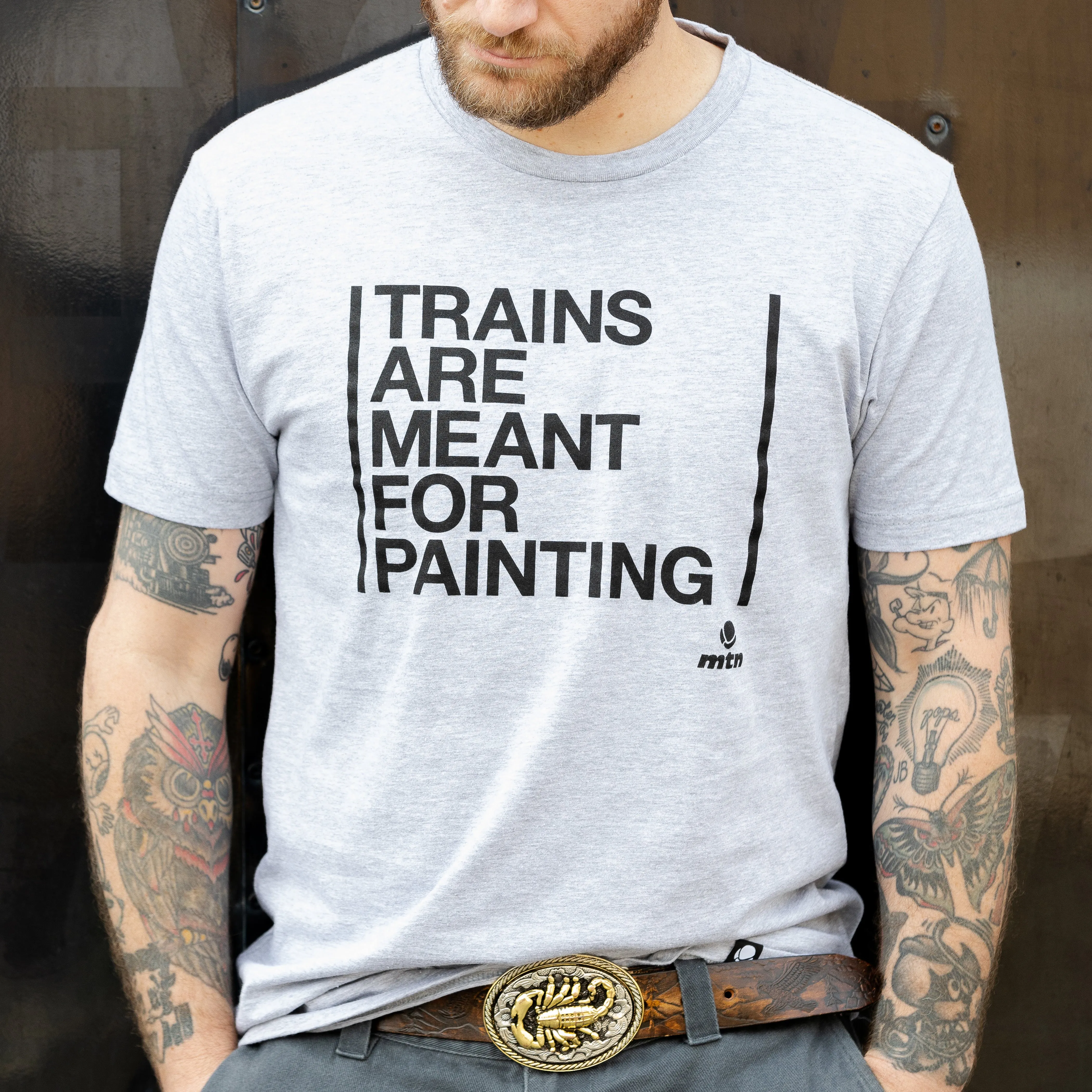 MTN Paint Trains Tee - Grey