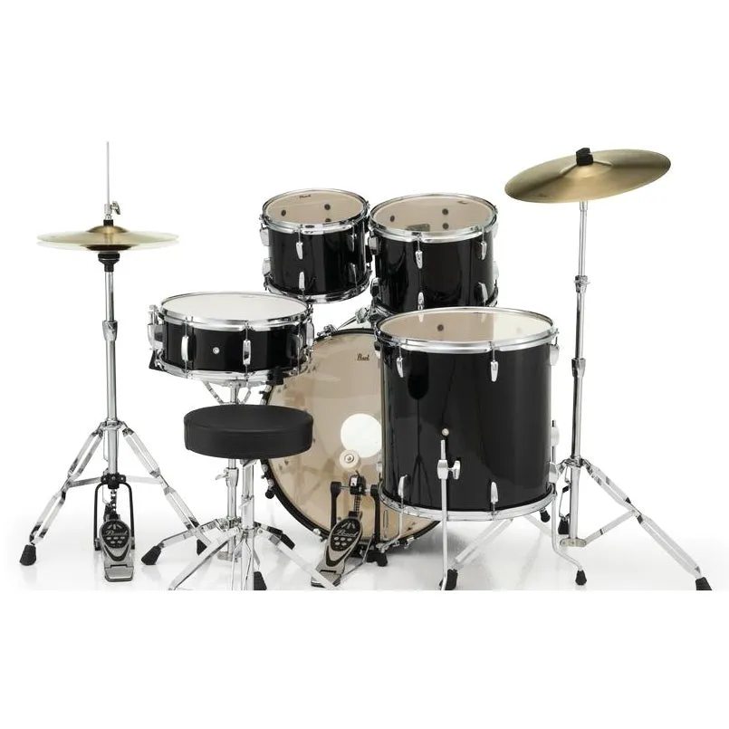 Pearl PDRS505B/C-31X Roadshow-X 20" Fusion Drum Kit Package in Jet Black