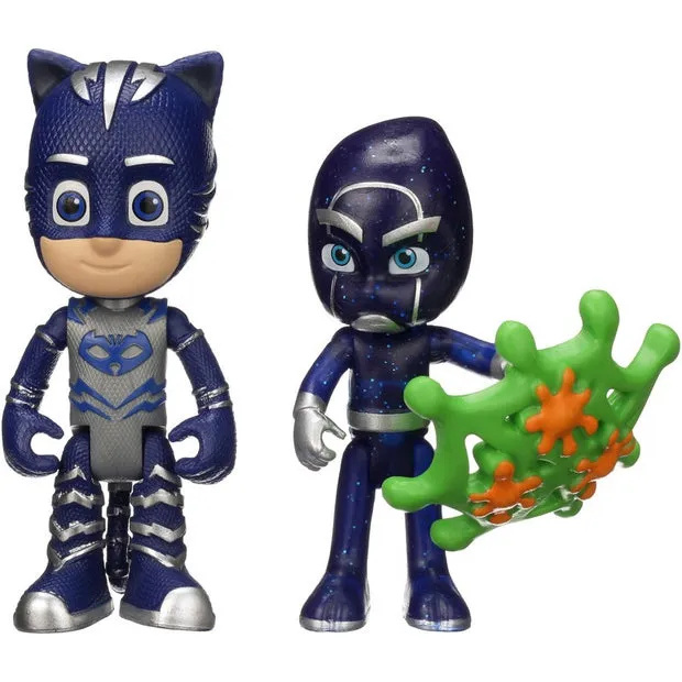 Pj Masks Hero Vs Villian 2 Pack Season 2 Catboy & Night Ninja