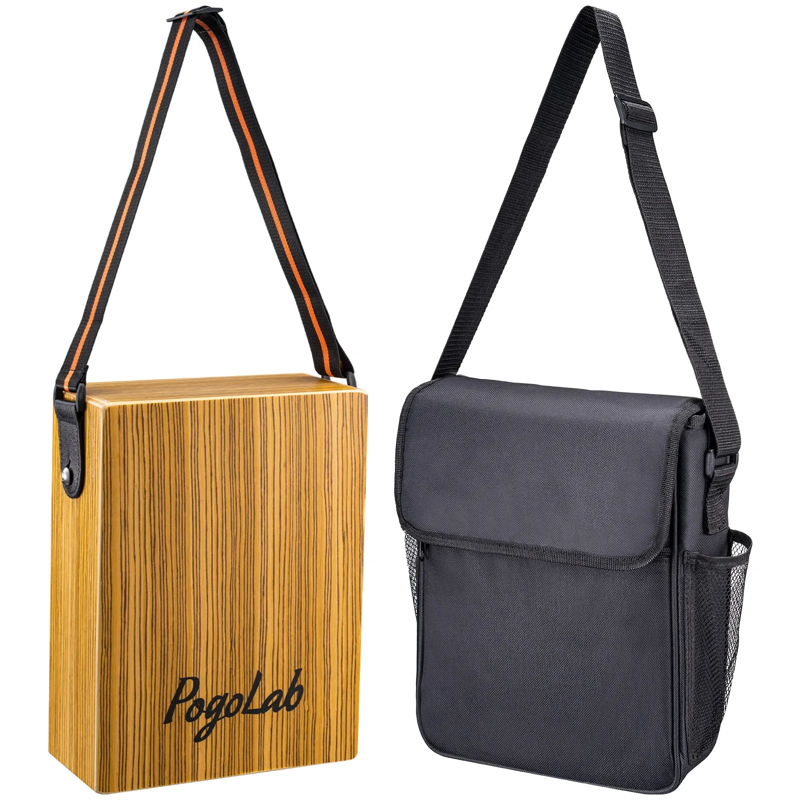 POGOLAB Portable Travel Cajon Drum Musical Hand Percussion