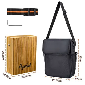 POGOLAB Portable Travel Cajon Drum Musical Hand Percussion