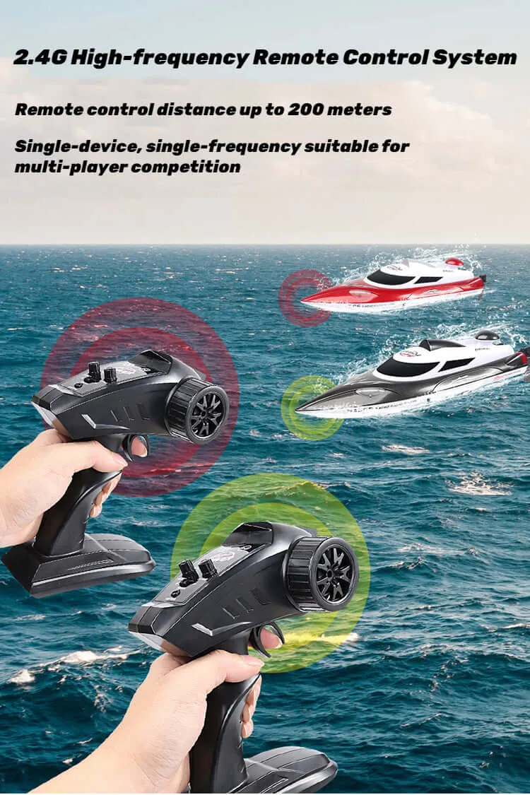 RC Boat & Yacht: High-Speed Remote Boat Toy, 35km/h, Water-Cooled