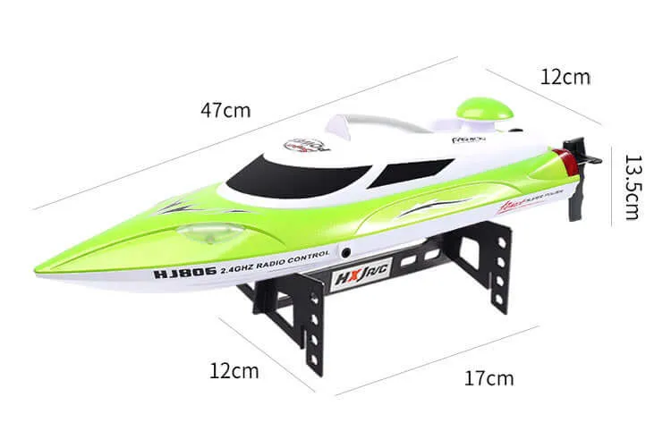 RC Boat & Yacht: High-Speed Remote Boat Toy, 35km/h, Water-Cooled